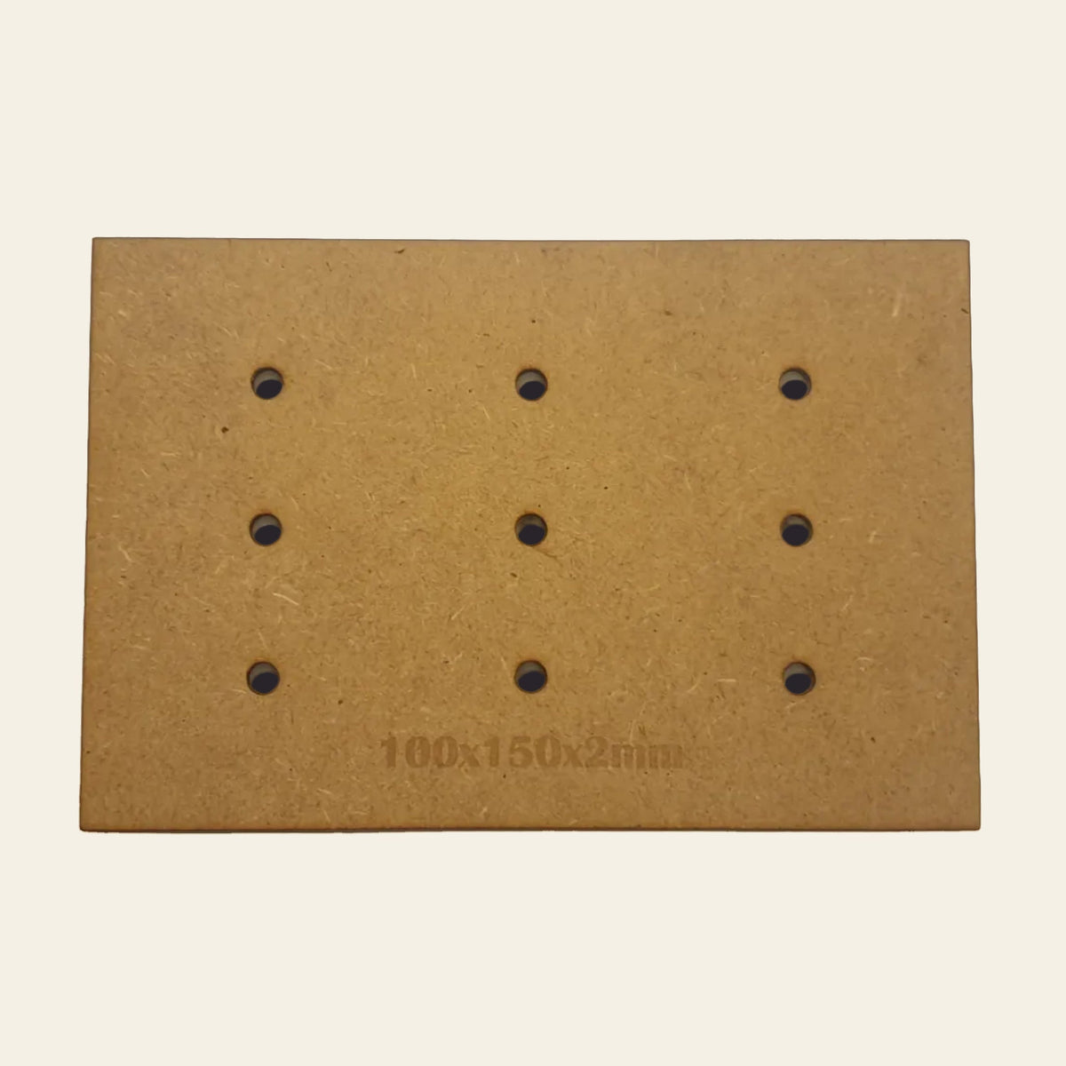 100x150mm Rectangle MDF Base x5