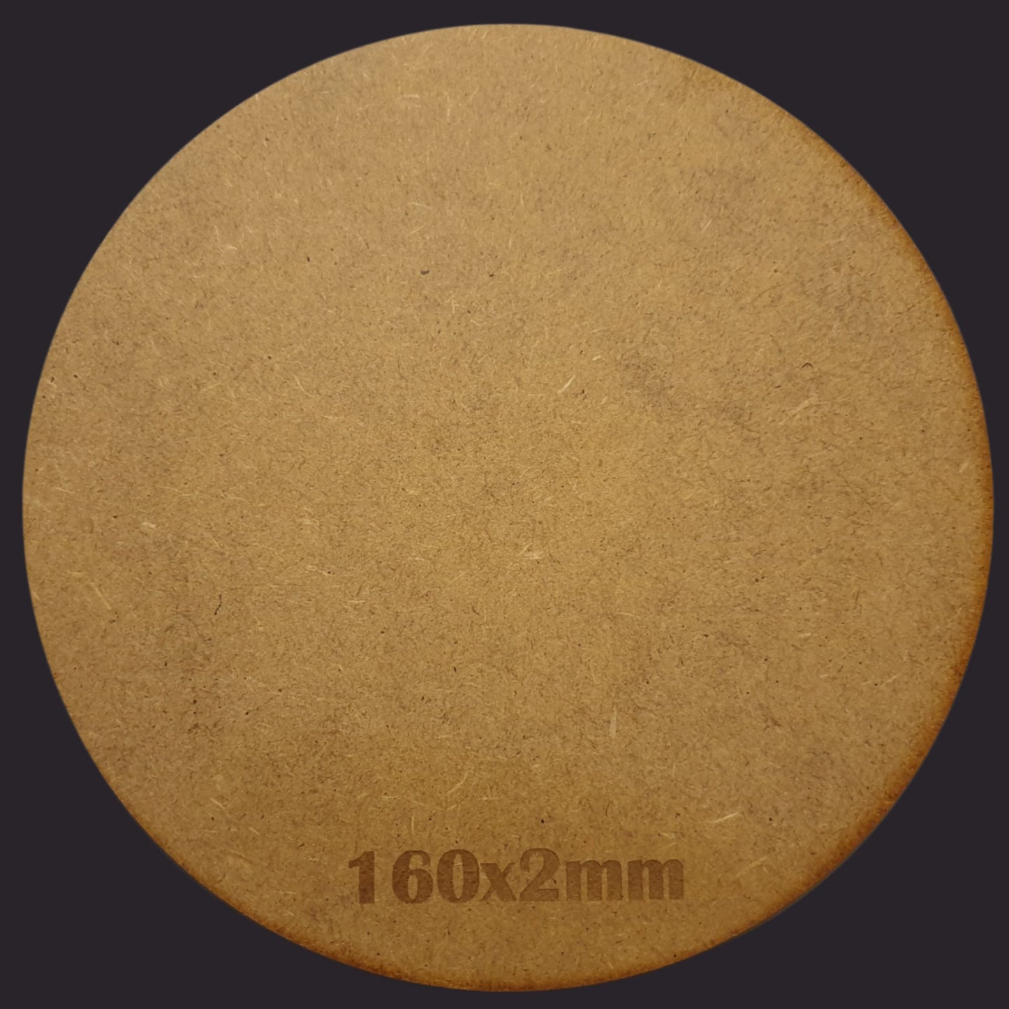160mm Round MDF Base x1