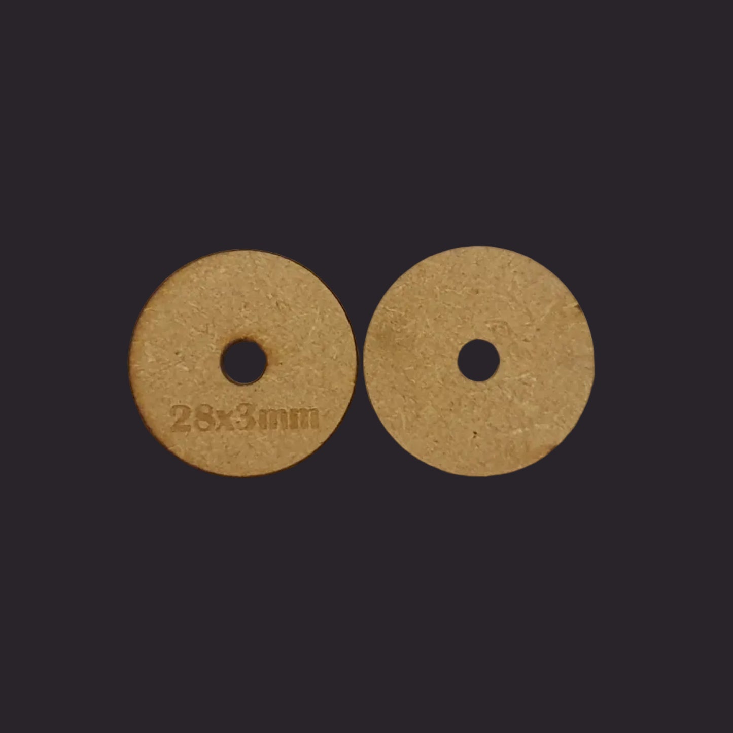 28mm Round MDF Base x40