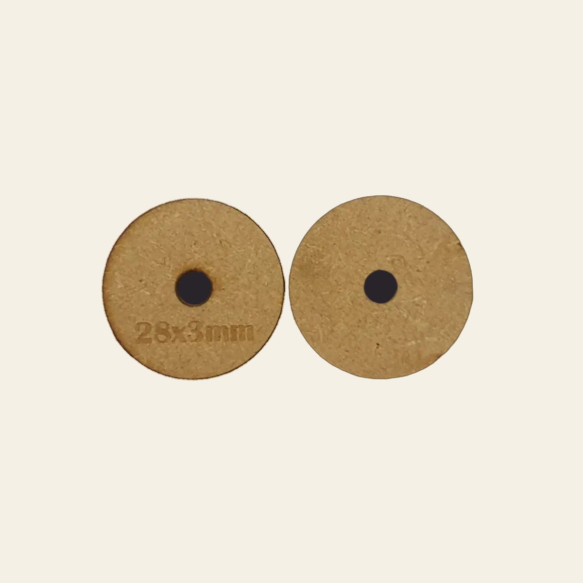 28mm Round MDF Base x40