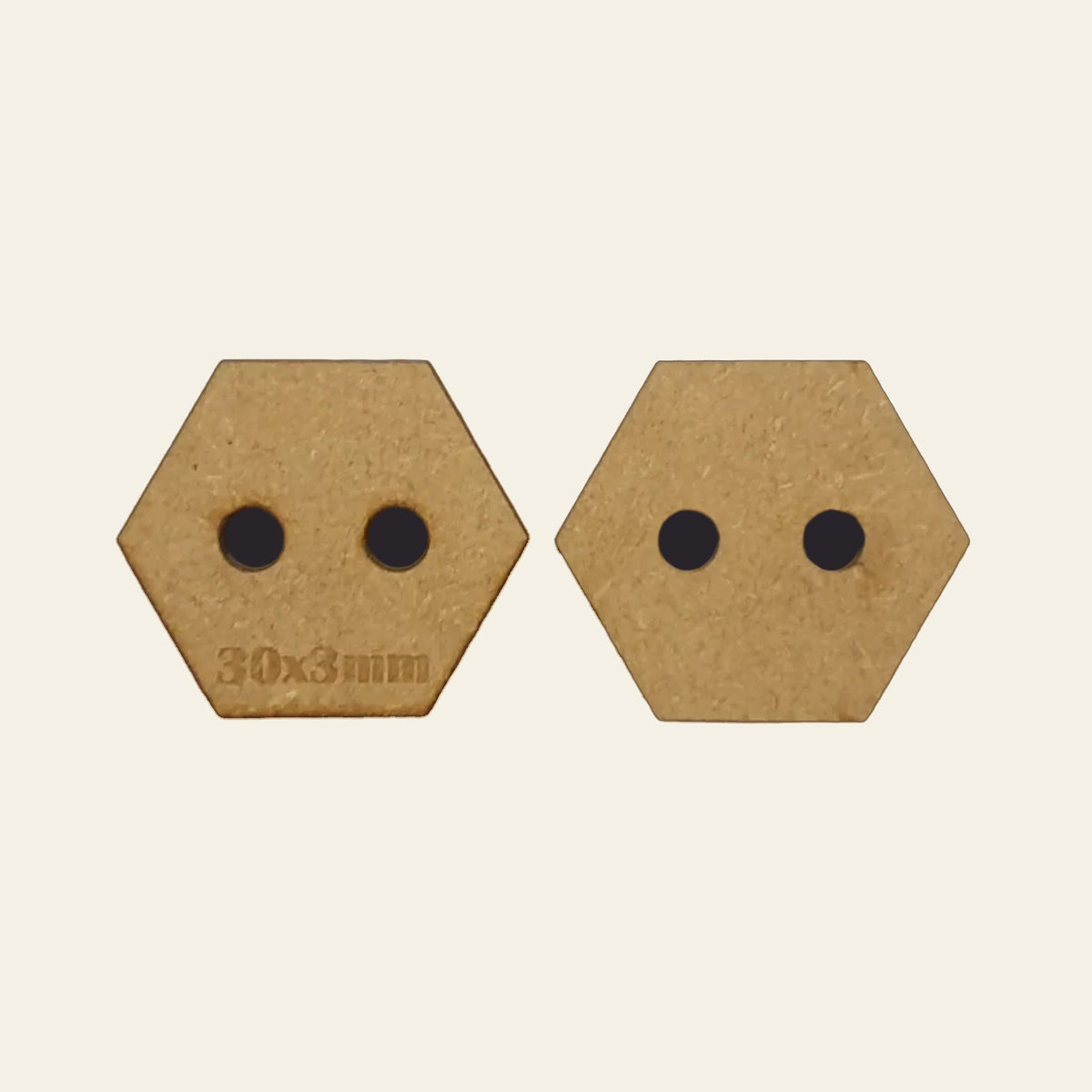 30mm Hex MDF Base x30