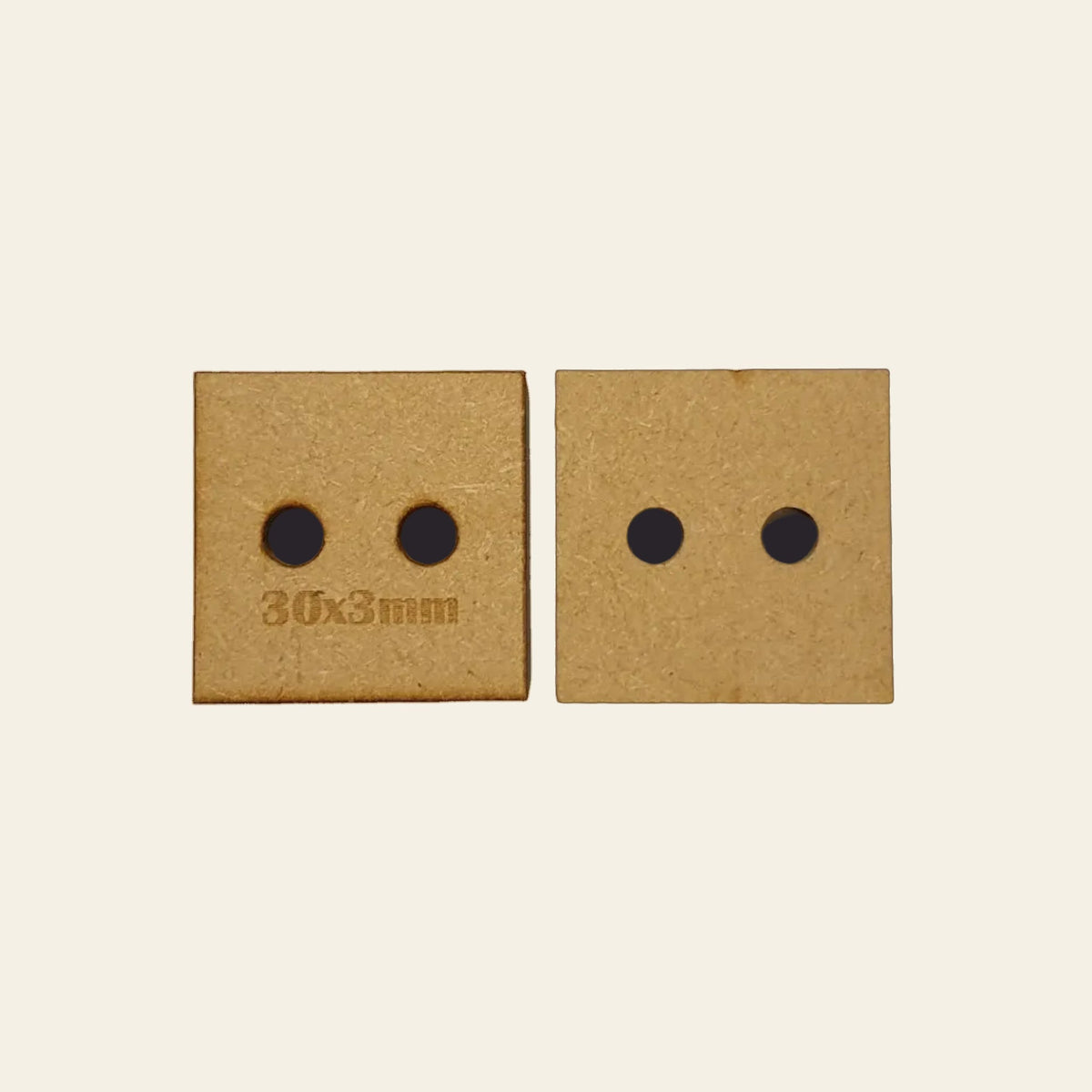 30mm Square MDF Base x40