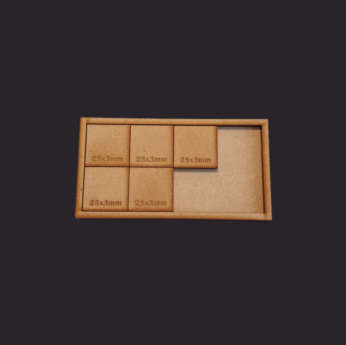Custom MDF Movement Tray