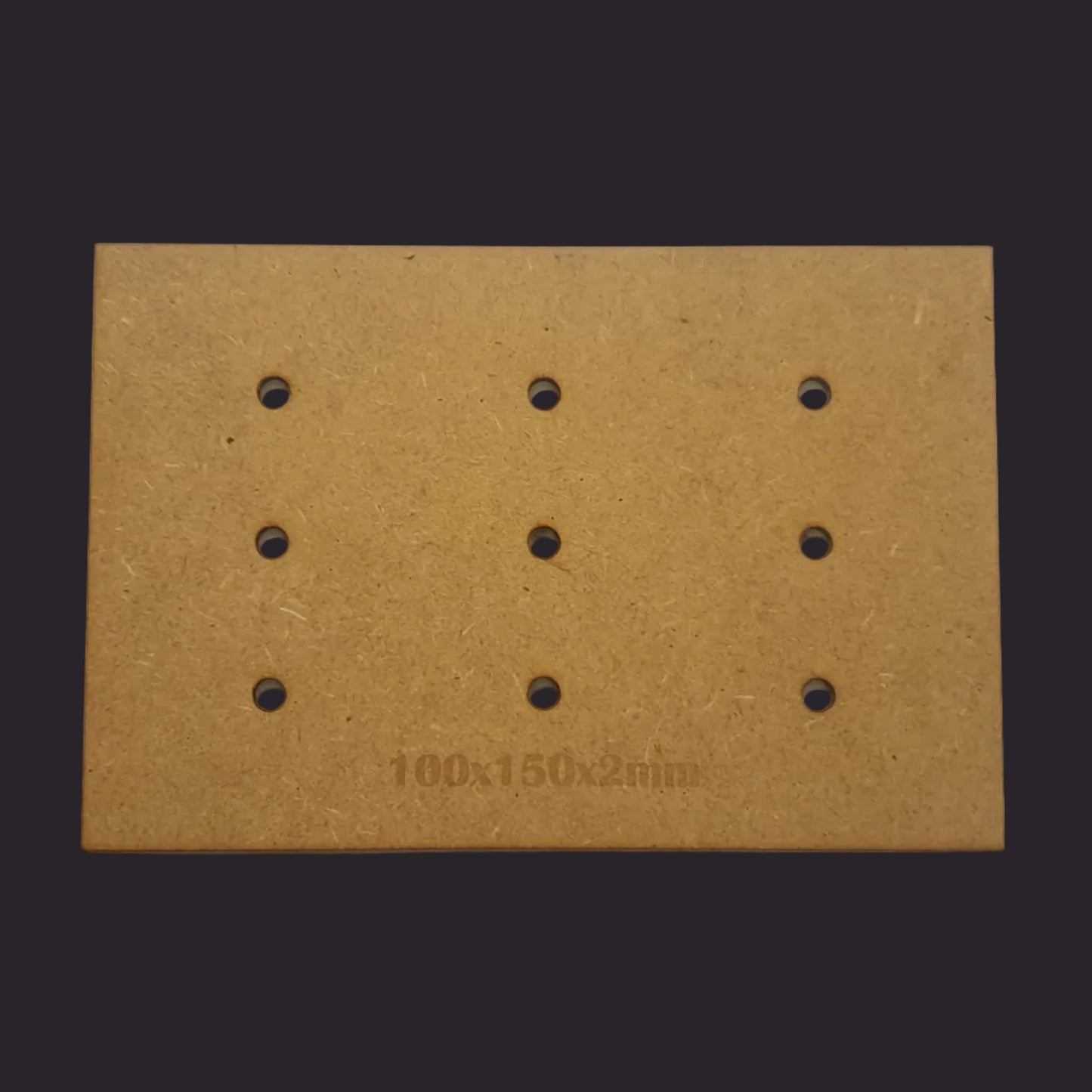 100x150mm Rectangle MDF Base x5