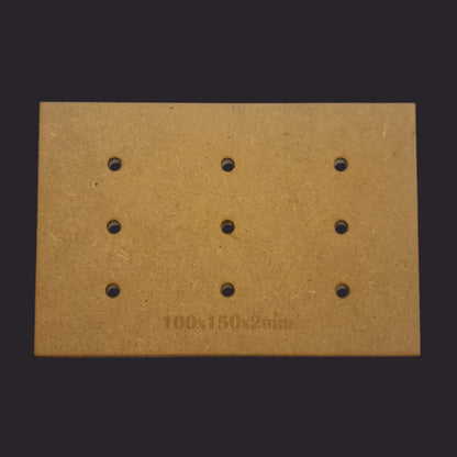100x150mm Rectangle MDF Base x5