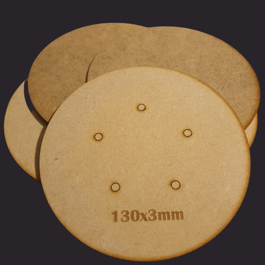 130mm Round Base x2