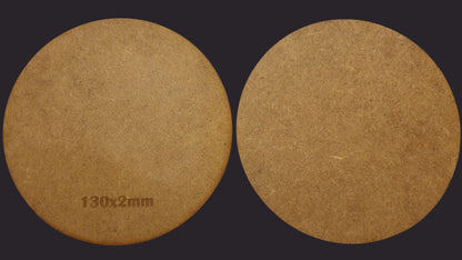 130mm Round Base x2