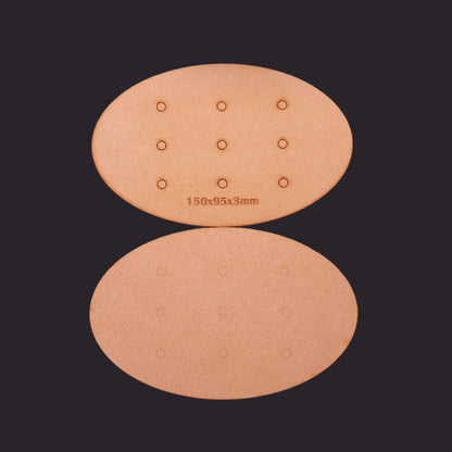 150x95mm Oval MDF Base x1