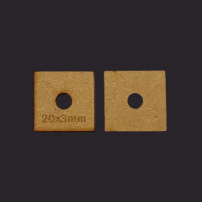 20mm Square MDF Base x60