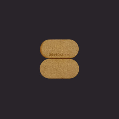 20x40mm Pill MDF Base x40