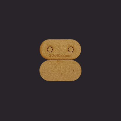 20x40mm Pill MDF Base x40