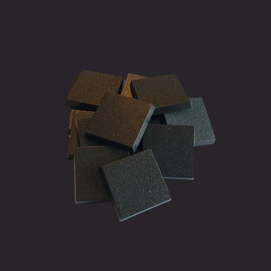 25mm Square ABS Base x40