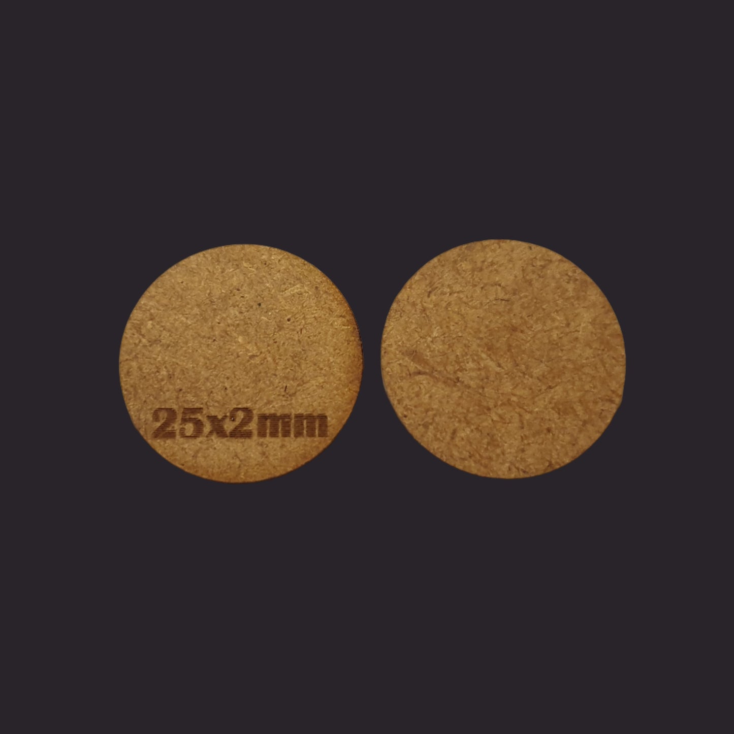 25mm Round MDF Base x20