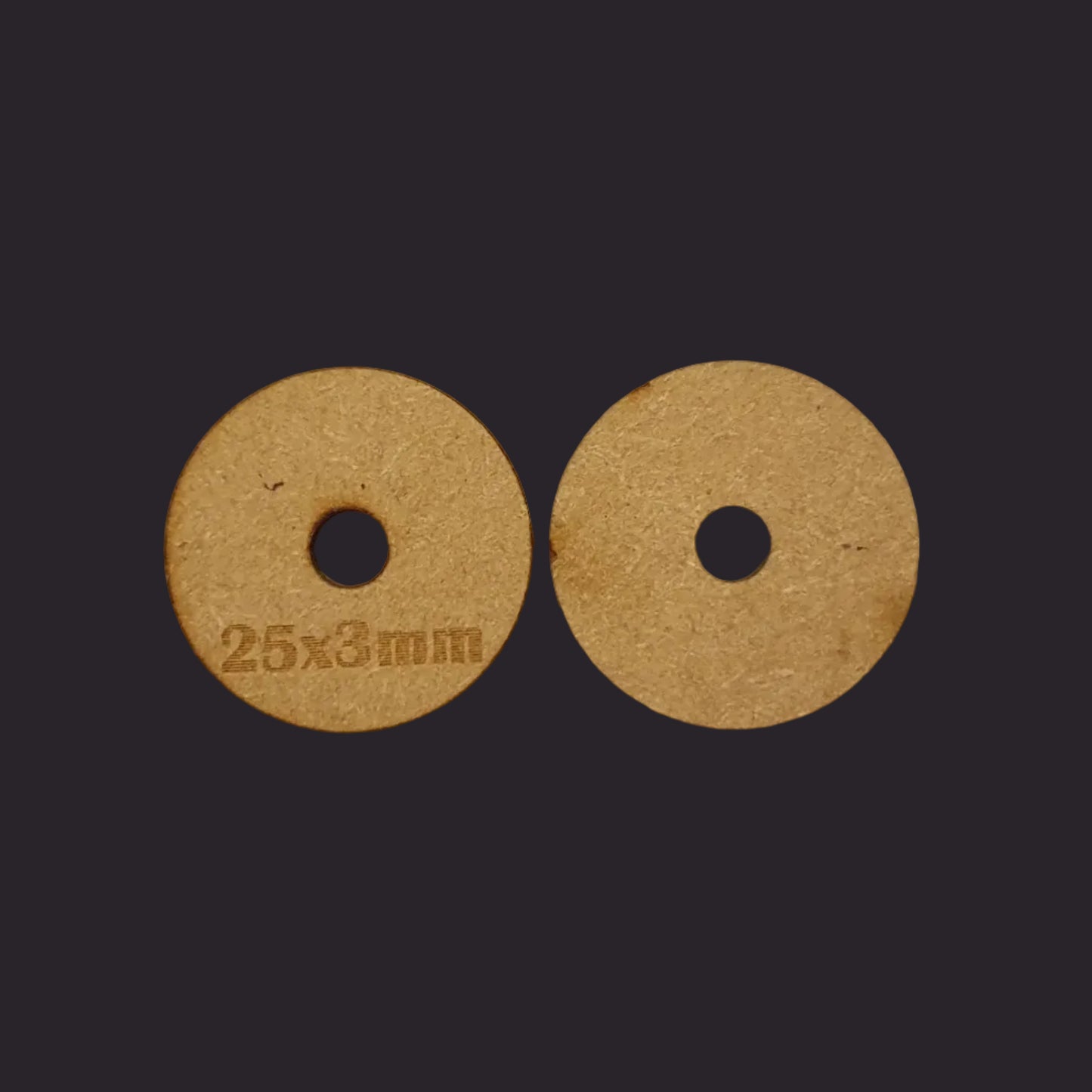 25mm Round MDF Base x40