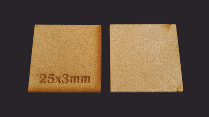 25mm Square Base x20