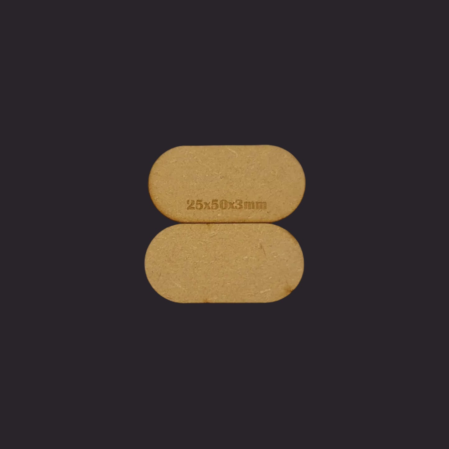 25x50mm Pill MDF Base x40