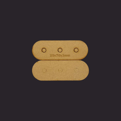 25x70mm Pill MDF Base x30