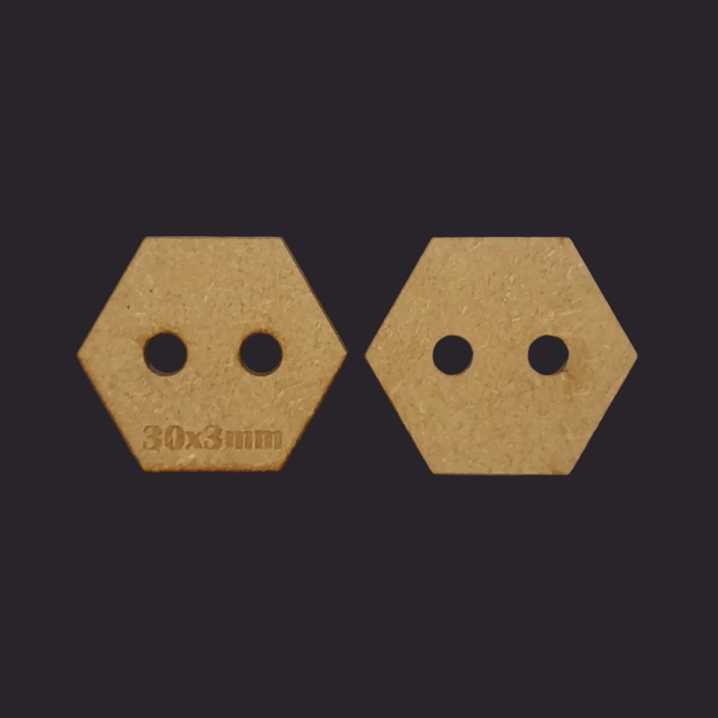 30mm Hex MDF Base x30