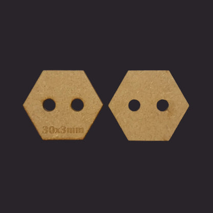 30mm Hex MDF Base x30