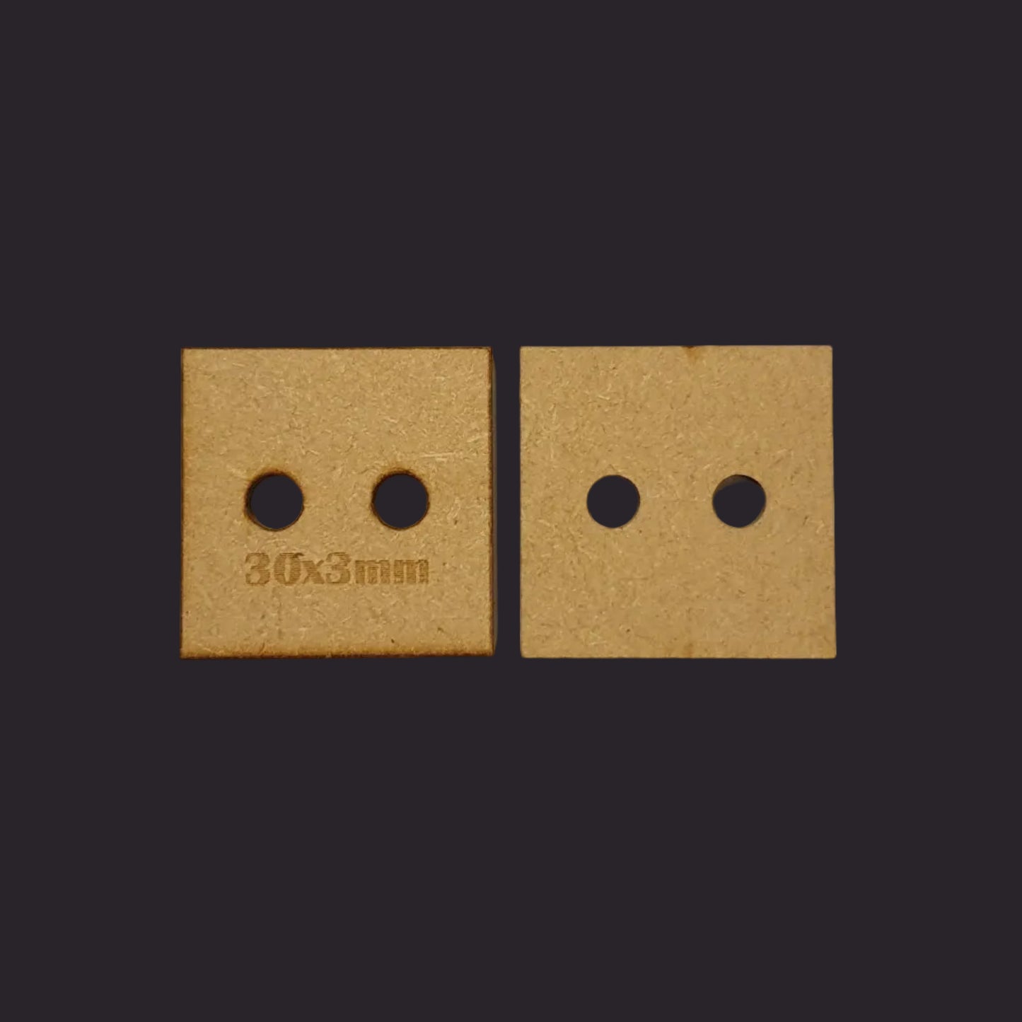 30mm Square MDF Base x40