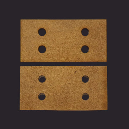 30x60mm Rectangle MDF Base x30