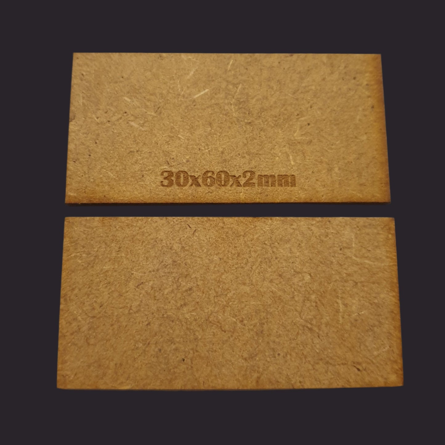 30x60mm Rectangle Base x10