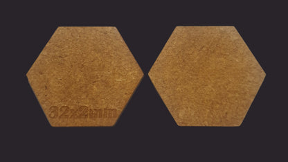 32mm Hex MDF Base x20
