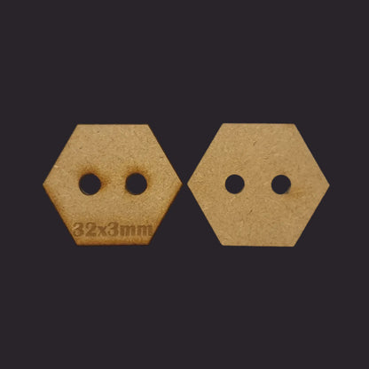 32mm Hex MDF Base x30