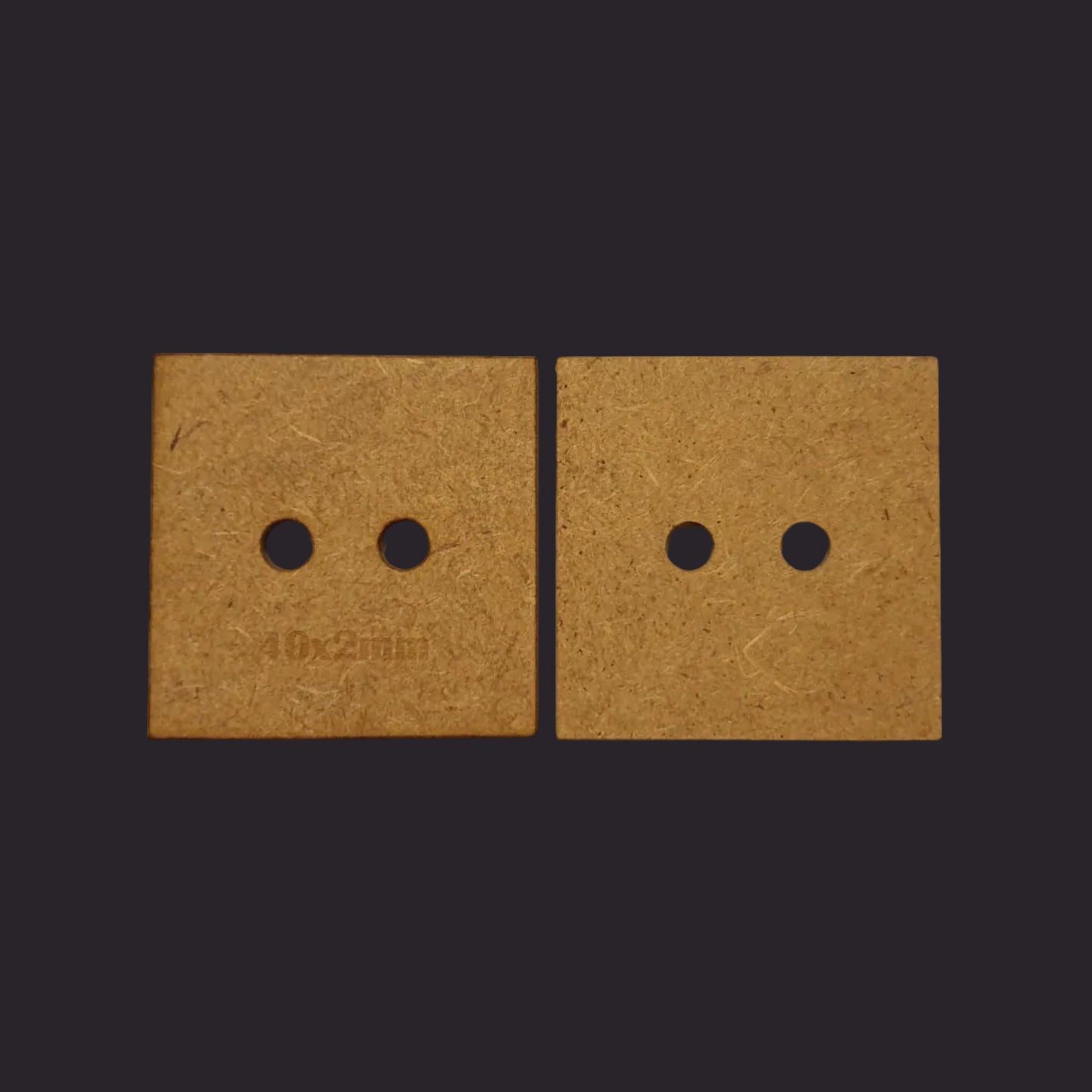 40mm Square MDF Base x30