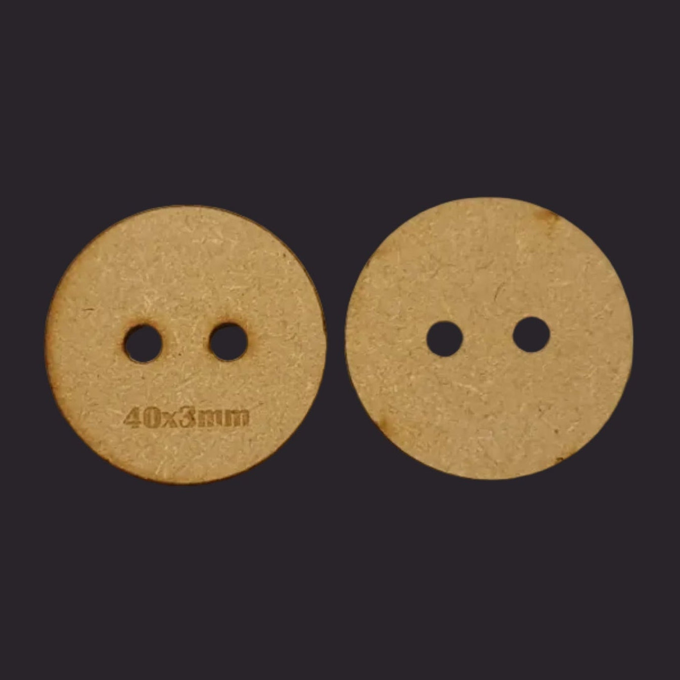 40mm Round MDF Base x20