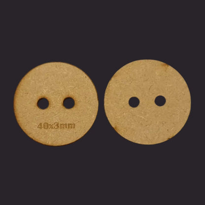 40mm Round MDF Base x20
