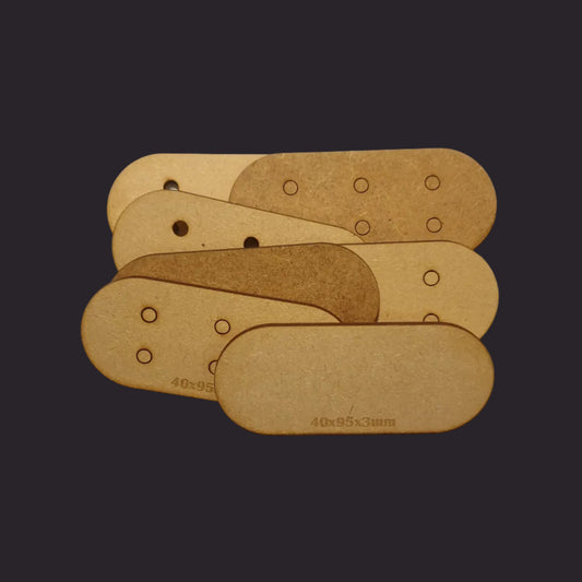 40x95mm Pill MDF Base x10