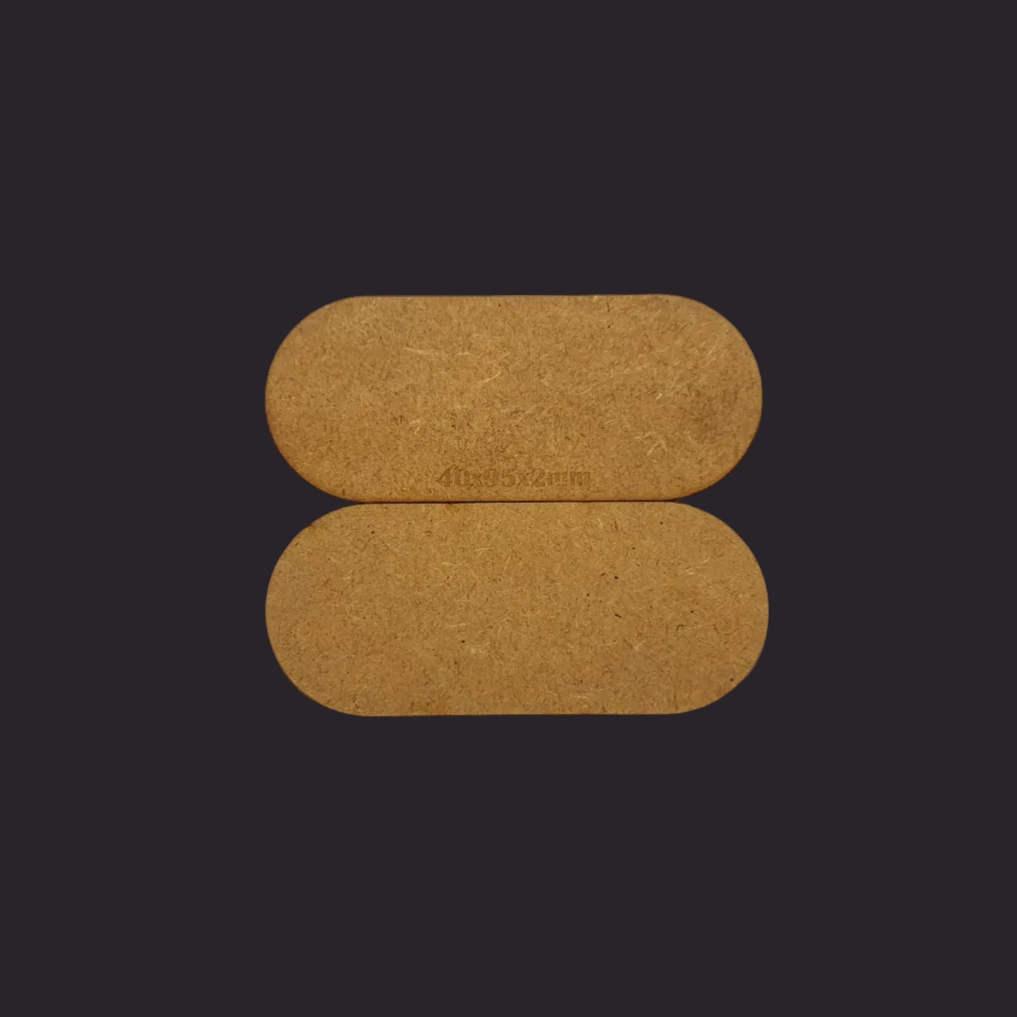 40x95mm Pill MDF Base x10