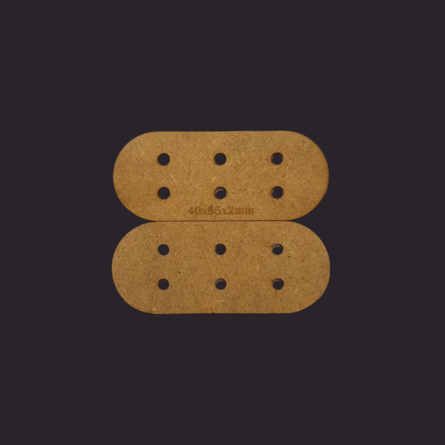 40x95mm Pill MDF Base x10