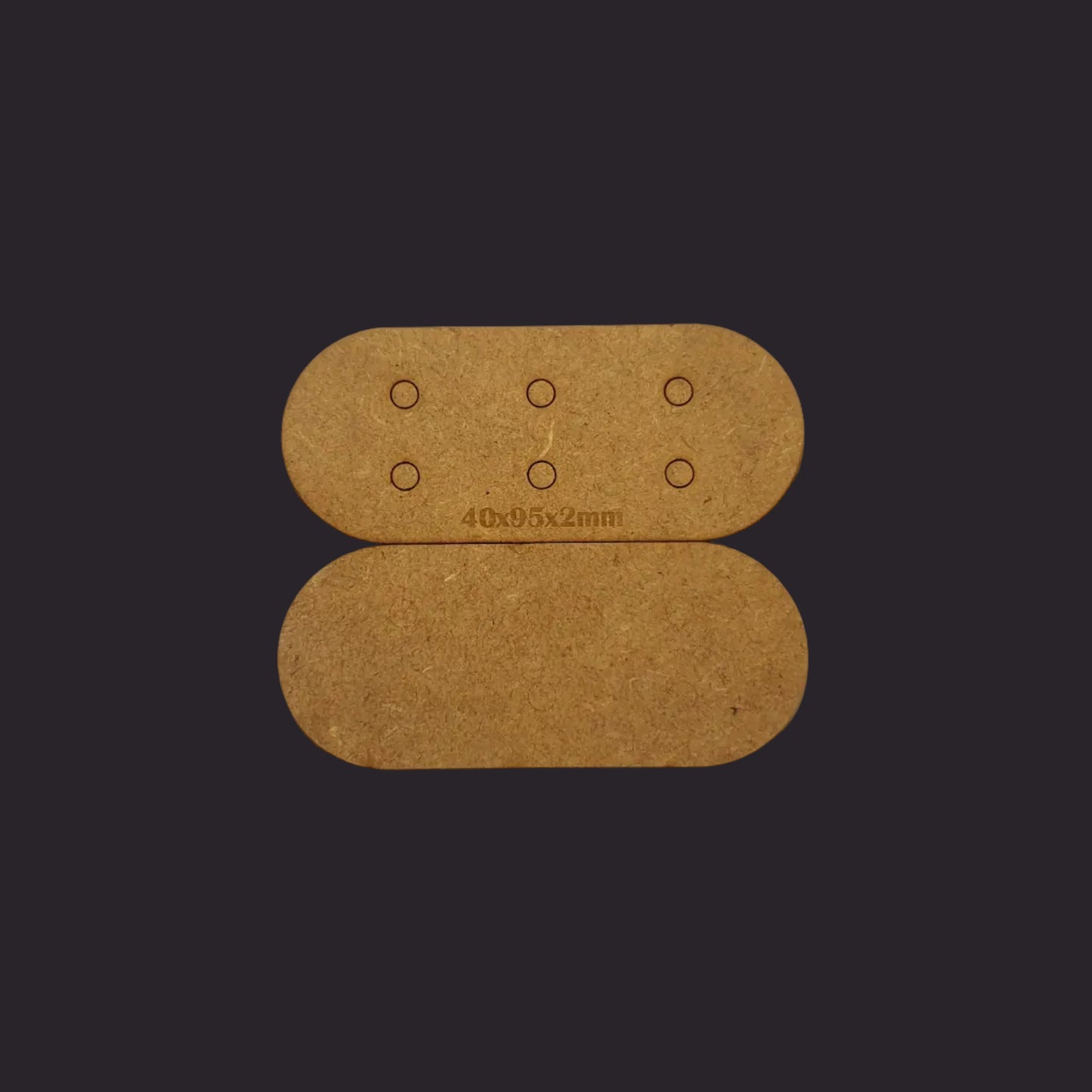 40x95mm Pill MDF Base x10