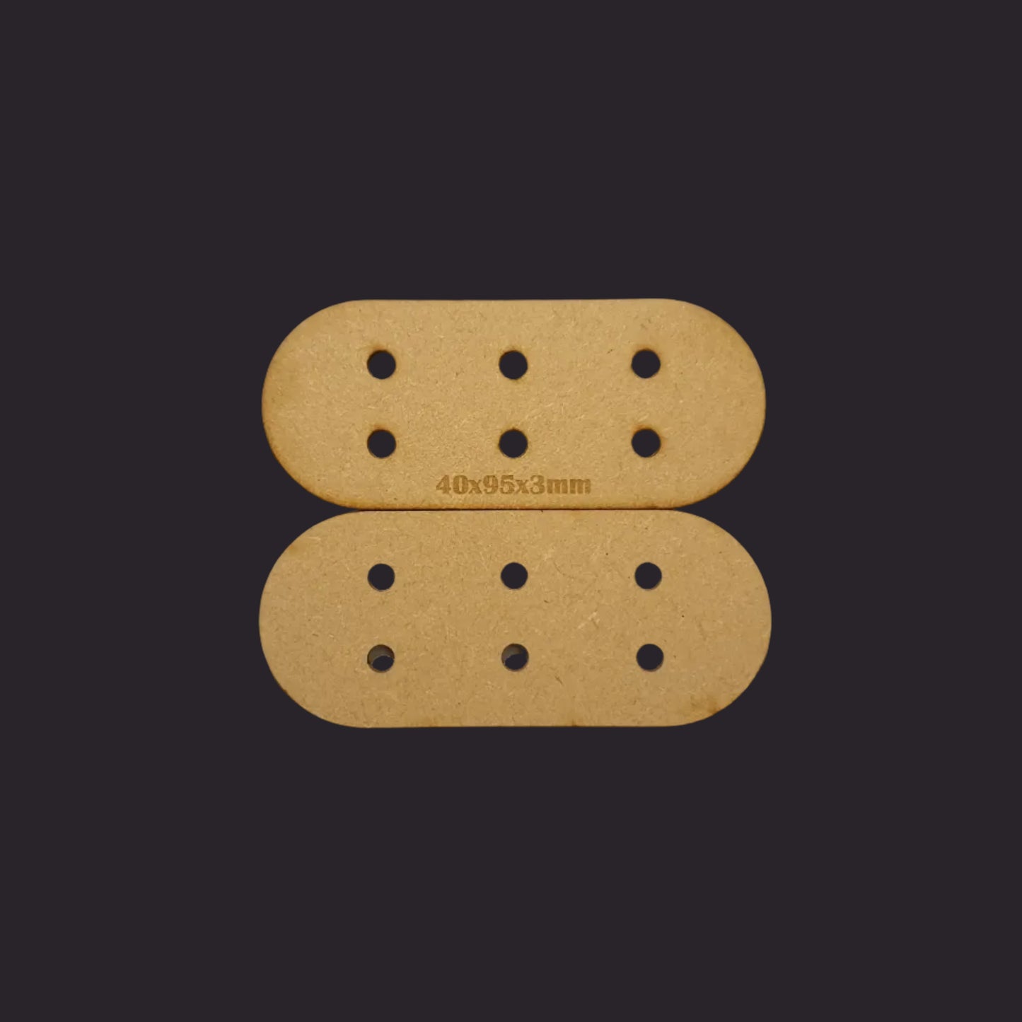 40x95mm Pill MDF Base x10