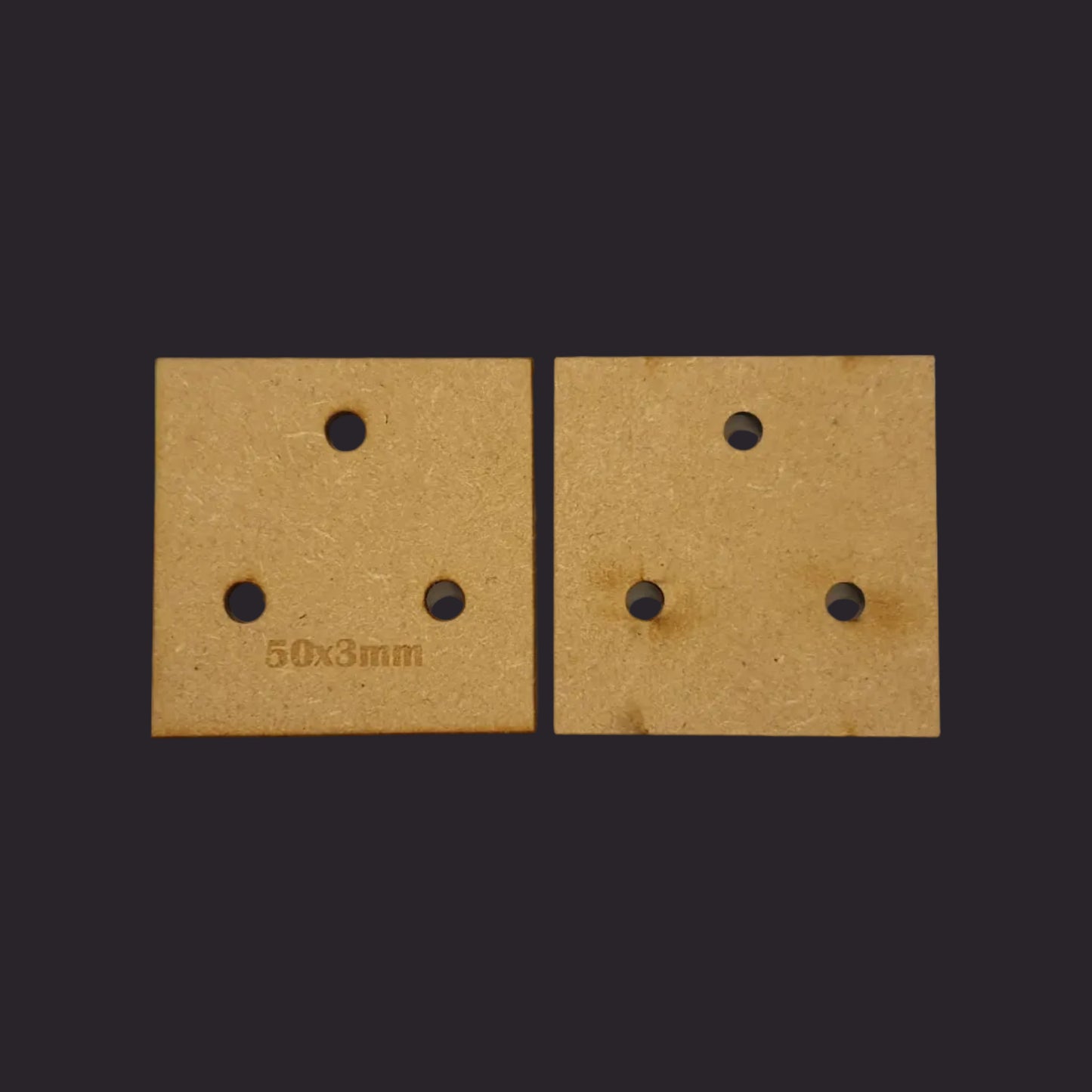 50mm Square MDF Base x20