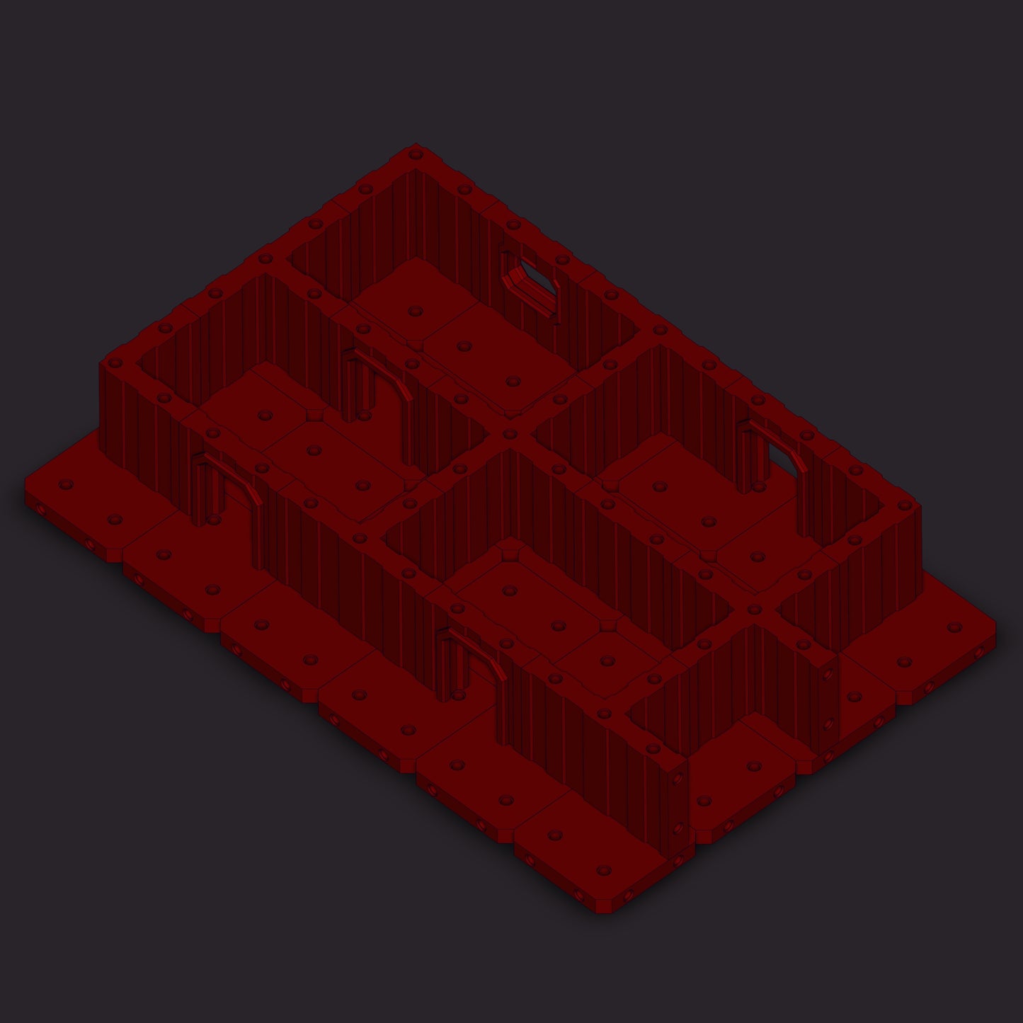 Adaptive Battlefields: Industrial Building STL Set